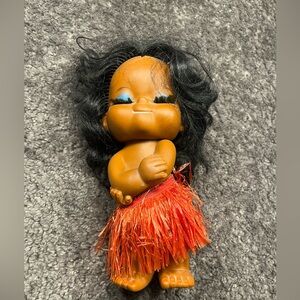 Vintage rubber hula girl